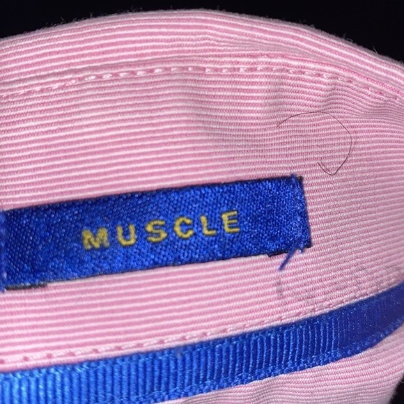 Abercrombie & Fitch Shirt button up long sleeve Casual pink 100% Cotton size M - Picture 5 of 12